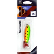 Блешня для риболовлі, коливна, ZEOX Kastmaster, вага 10г, колір Fire Tiger